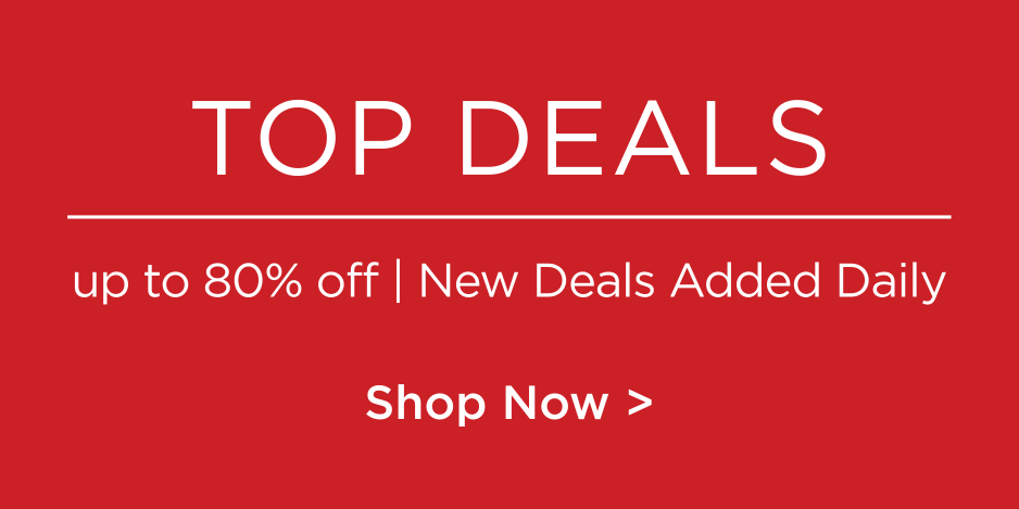 Top Deals up to 80% off and New Deals Added Daily