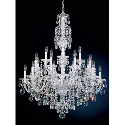 Shown in Silver finish and Clear Swarovski Elements crystal 