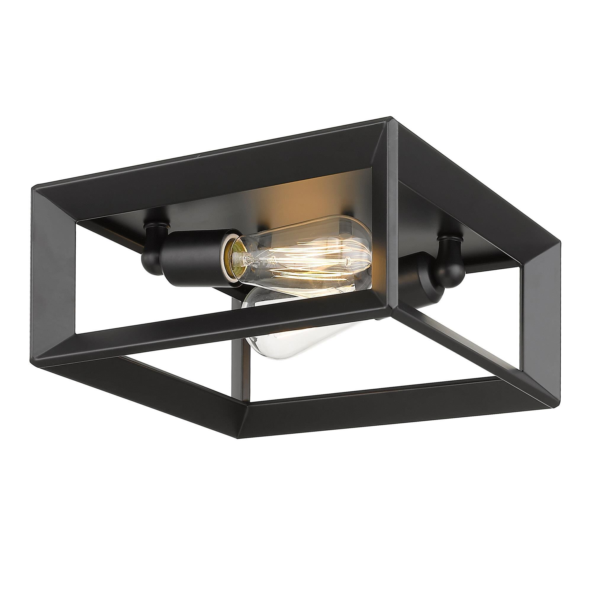 Shown in Matte Black finish and Clear glass