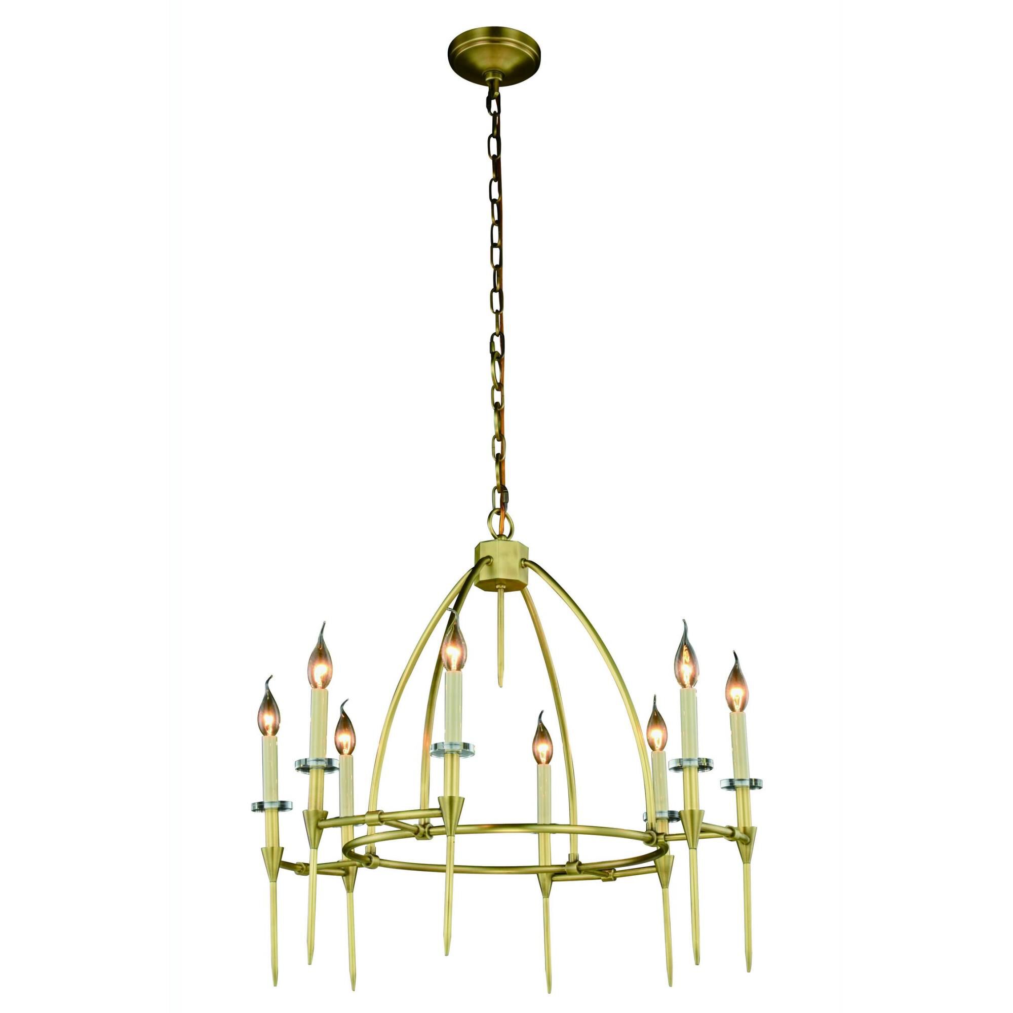 Shown in Burnished Brass finish 