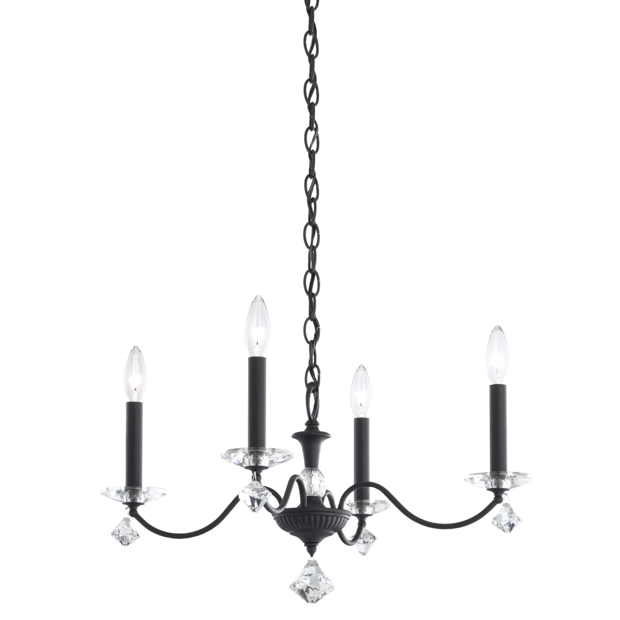 Modique 23 Inch 4 Light Chandelier by Schonbek
