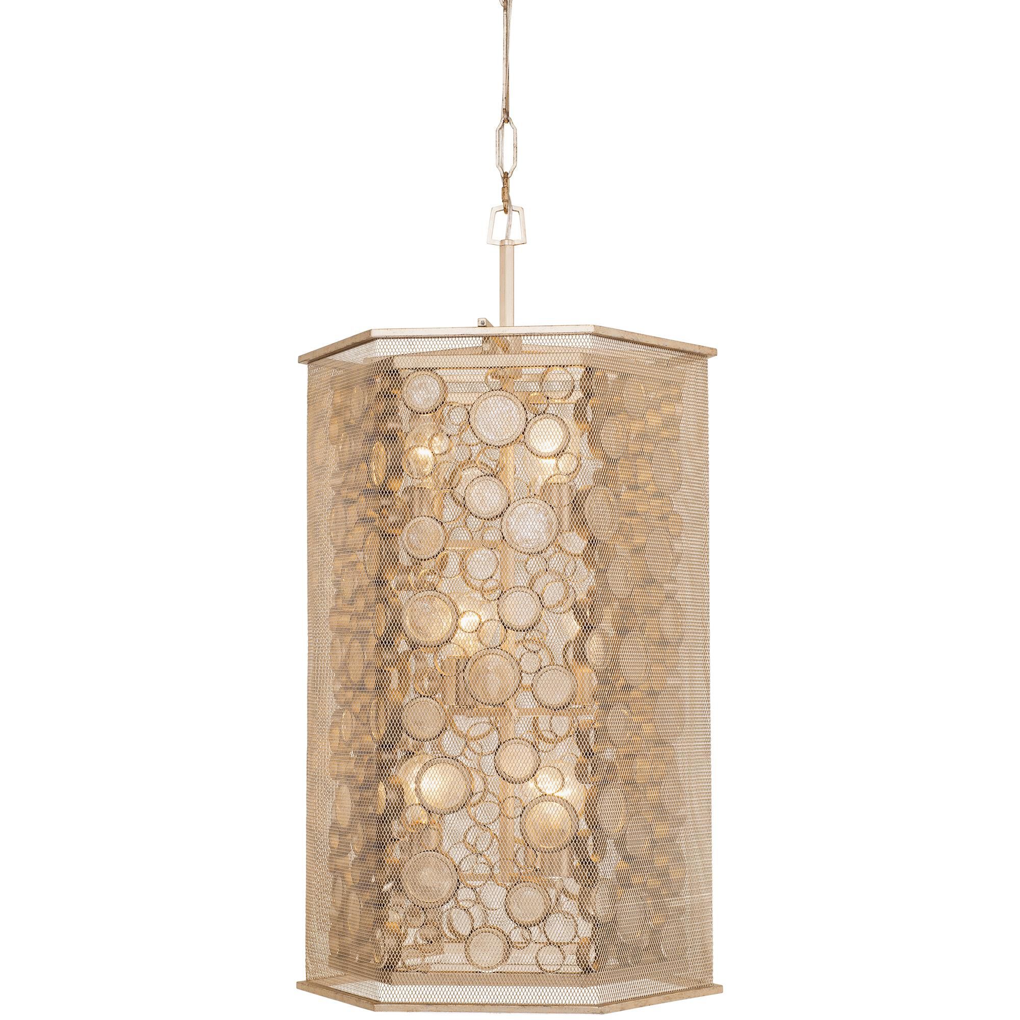 Shown in Zen Gold finish and Champagne Recycled glass 