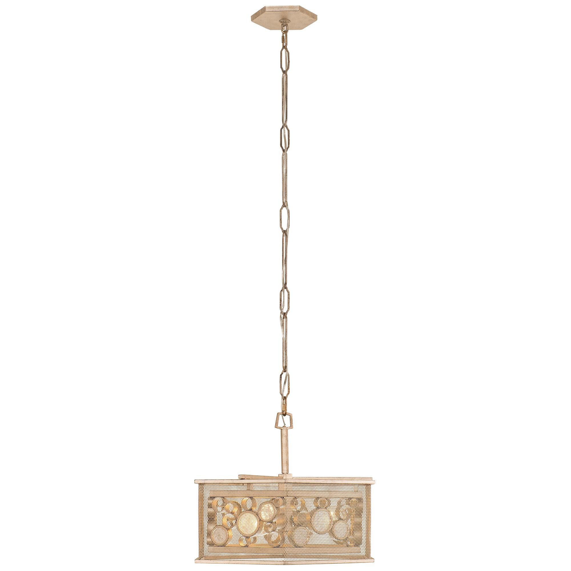 Shown in Zen Gold finish and Champagne Recycled glass 