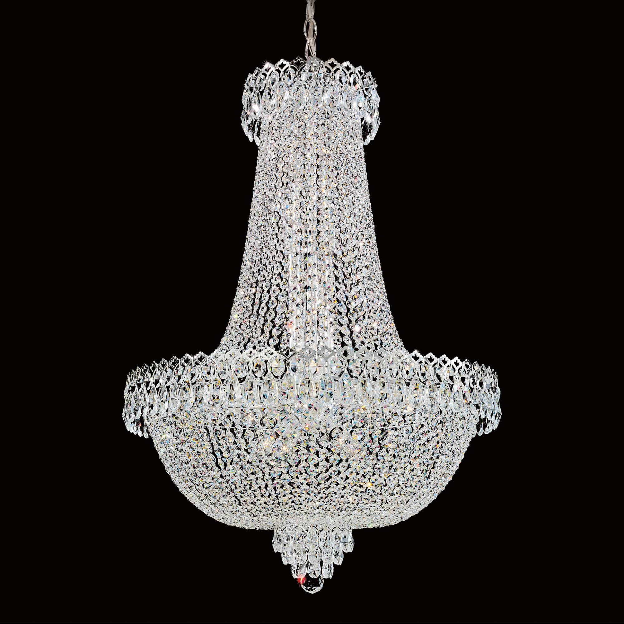 Shown in Polished Gold finish and Clear Gemcut crystal 