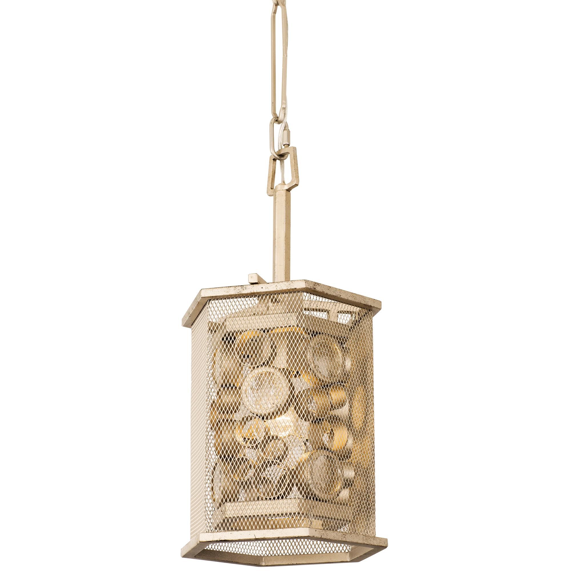Shown in Zen Gold finish and Champagne Recycled glass and Recycled Glass shade