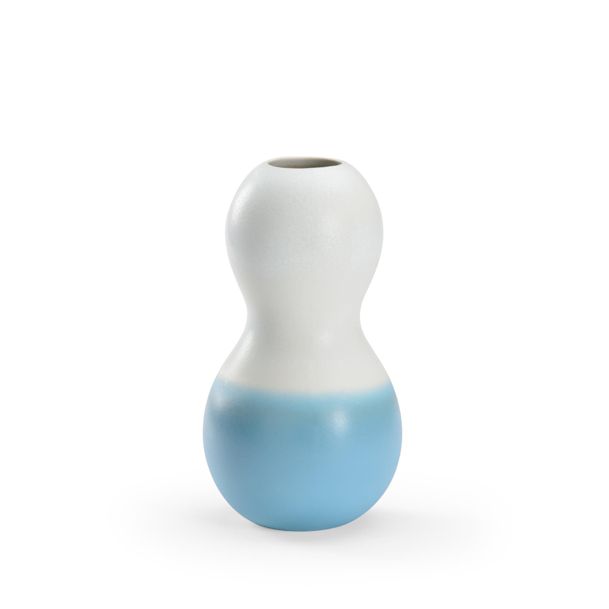 Shown in White-Ocean Blue Glaze finish 