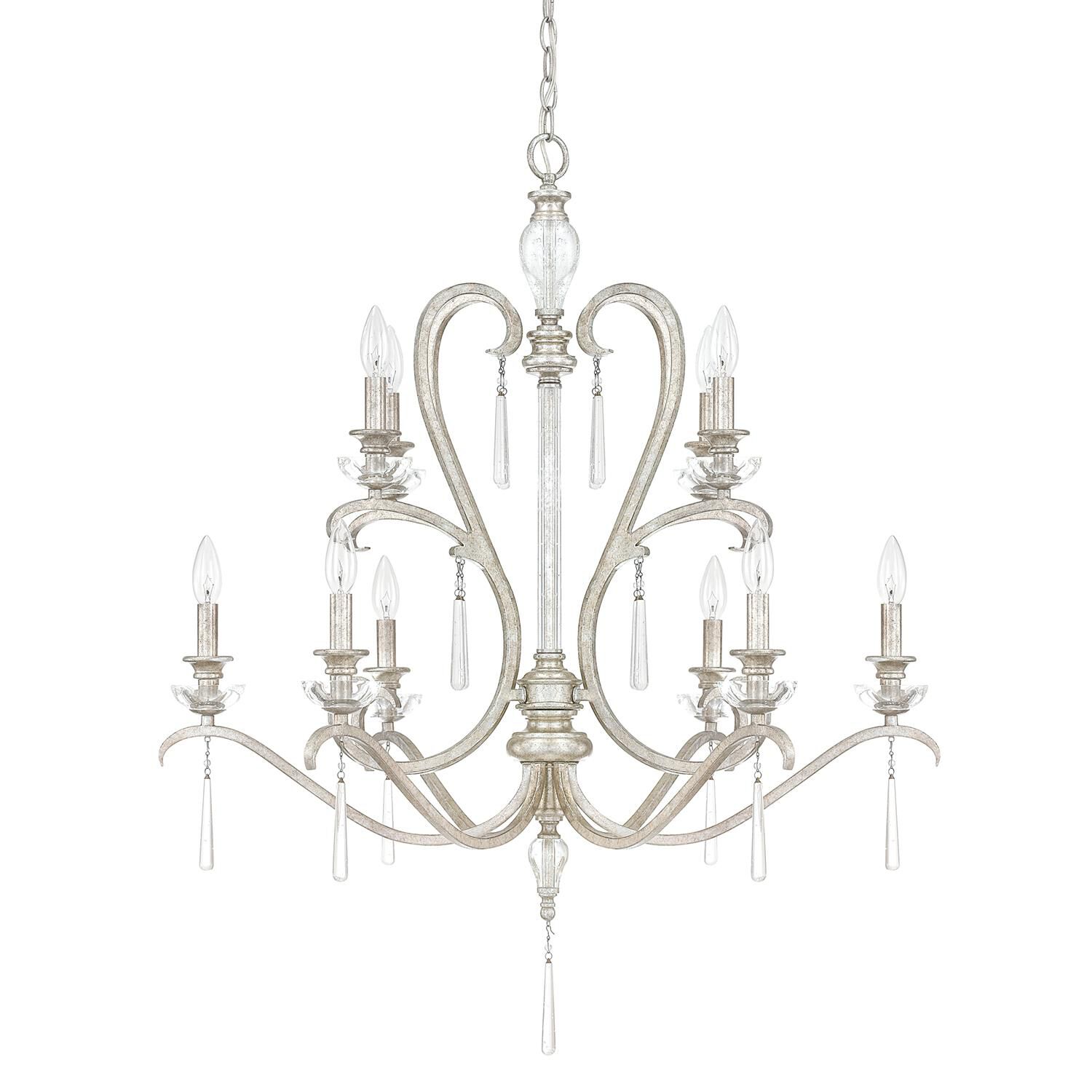 Celine 33 Inch 10 Light Chandelier by Capital Lighting Fixture Company