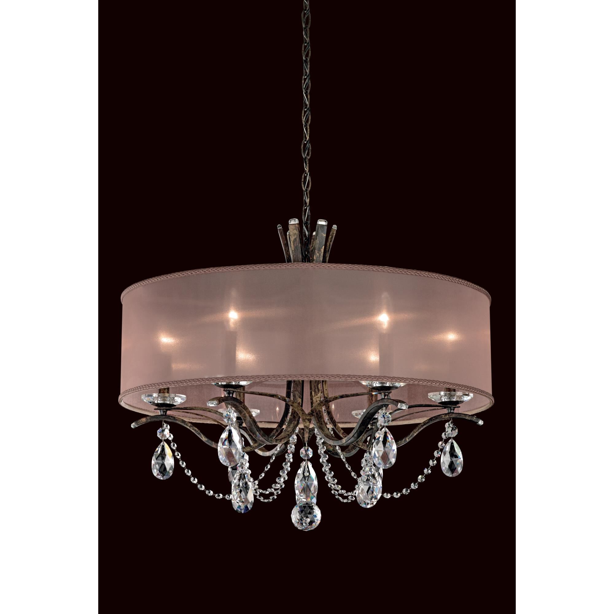 Shown in Heirloom Bronze finish and Clear Swarovski Elements crystal shade