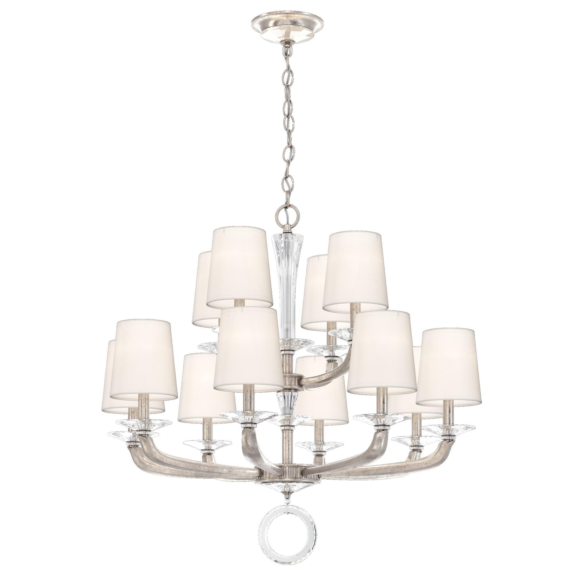 Emilea 33 Inch 12 Light Chandelier by Schonbek