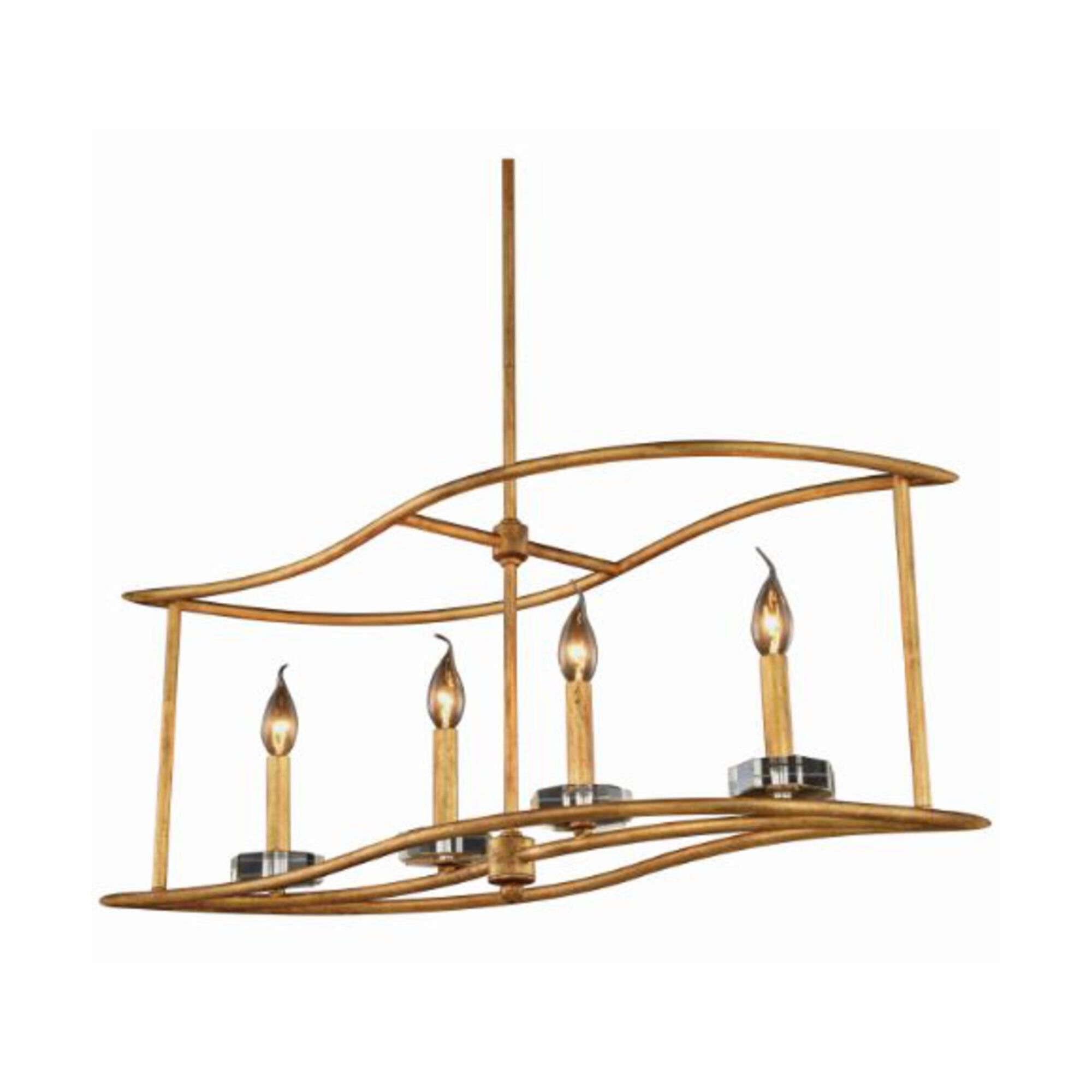 Shown in Golden Iron finish and Royal Cut Clear crystal 