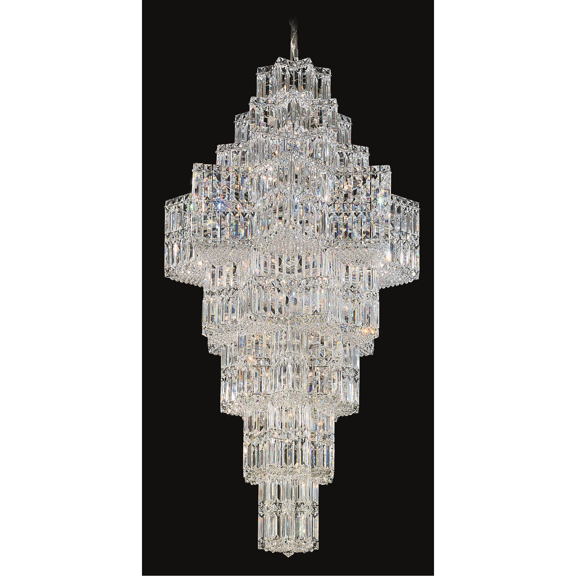 Shown in Polished Silver finish and Clear Gemcut crystal