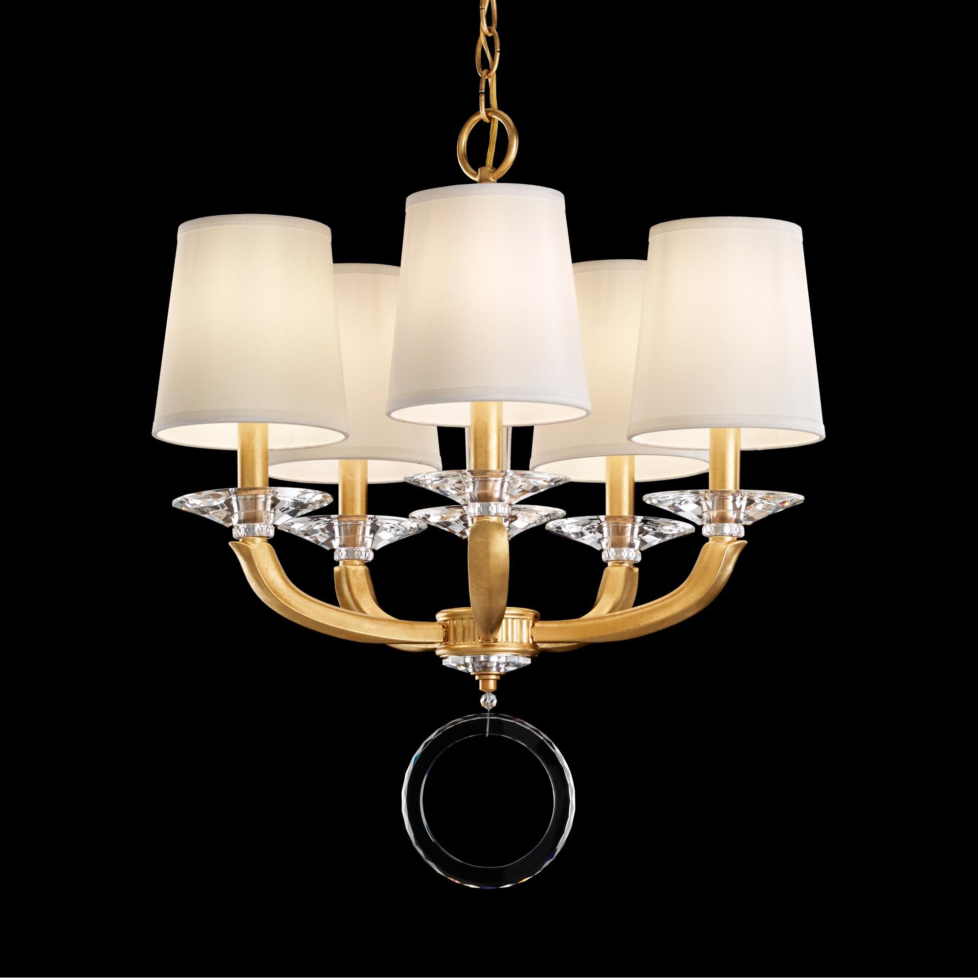 Emilea 19 Inch 5 Light Mini Chandelier by Schonbek