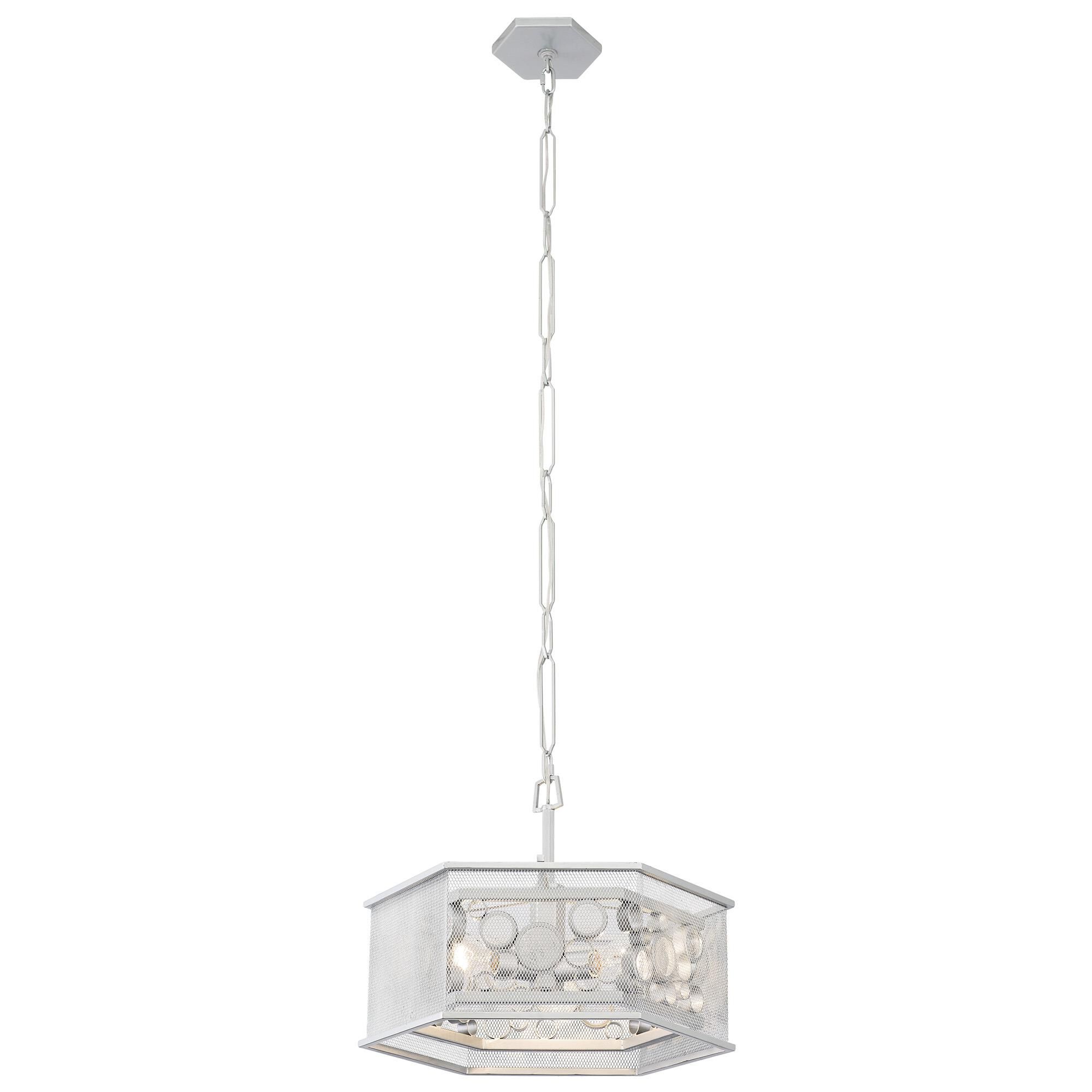 Shown in Metallic Silver finish and Clear Recycled glass 