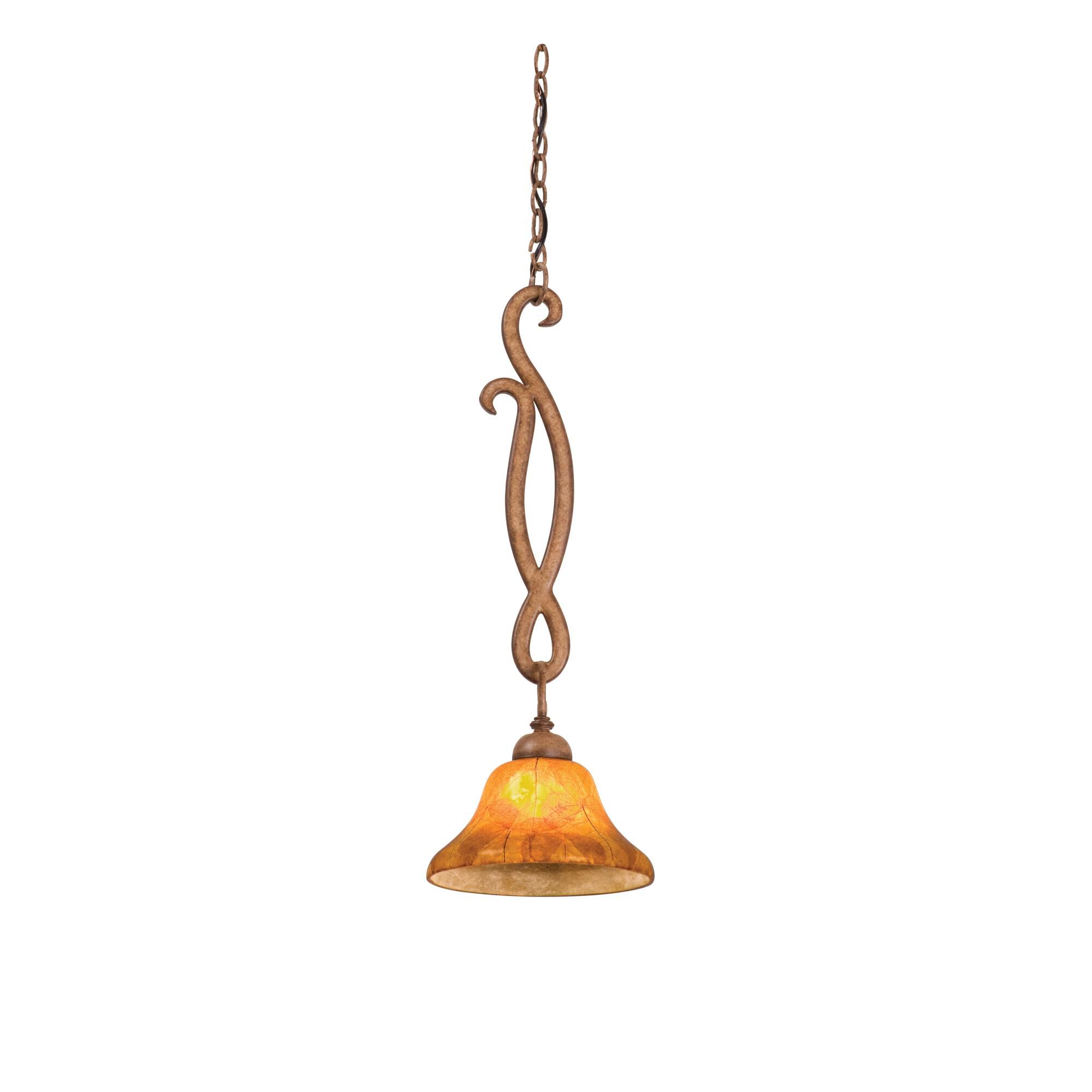 Shown in Bellagio finish and NS04 Buddha Leaf glass 