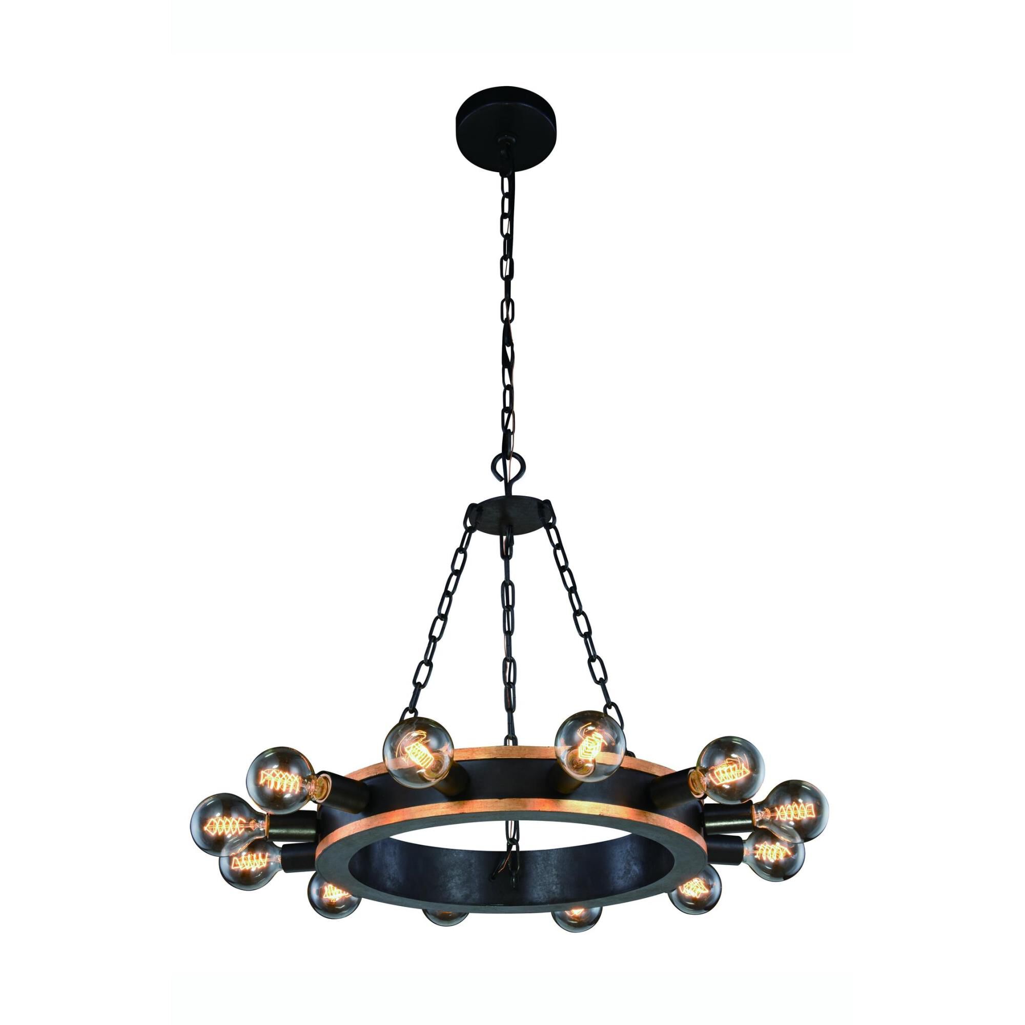 Urban Classic Winston 25 Inch 12 Light Chandelier by Elegant Lighting