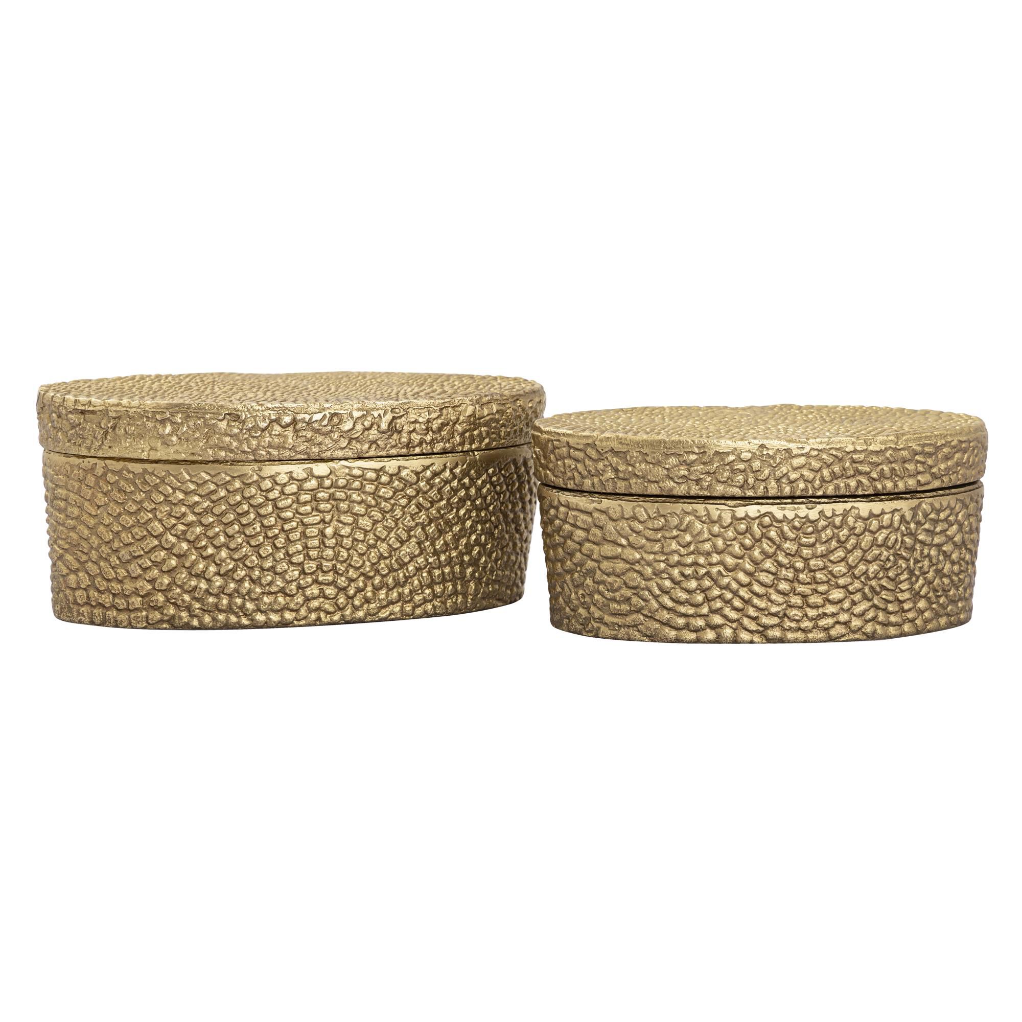 Oval Pebble Accent Box by ELK Home