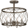 Click for Hayden Silver Leaf Semi Flush Mount By 251 First