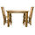 Click for Country Style Rustic Dining Table at Bellacor