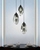 Click for Liquid Satin LED Cluster Pendant with Smoke Fade Glass Shade By Sonneman