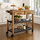 Shop Roots Rack Natural Kitchen Island with Casters