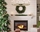 Decorate Fireplace with Holiday Wreaths