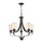 Click for Market Square Candle Chandeliers with Shades By Thomas Lighting
