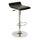 Shop Airlift Adjustable Swivel Stool with Black Faux Leather Seat