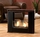 Black Portable Gel Fuel Fireplace