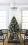 Decor Entryway Christmas Tree with White Ornaments