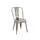 Crosley Furniture Amelia Galvanized Metal Cafe Chair