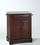 Click For Vintage Mahogany Kitchen Cart Island with Stainless Steel Top