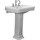 Barclay Sussex 550 White Pedestal Sink