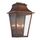 Matching Copper Outdoor Wall Light with Mailbox