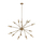 Click for Delphine Satin Brass Chandelier By Elk Lighting