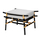 Jamie Young Black, Cream and Off White Ottoman