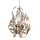 Click for Graffiti Silver Leaf and Polished Stainless 2-Light Wall Sconce By Corbett