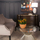Gray & Gold Retro Style Office Furniture & Lighting