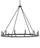 Click for Pearson Black Iron Chandelier By Capital Lighting