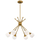 Click for Pontil Honey Gold Chandelier By George Kovacs