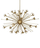 Click for Jonathan Adler Sputnik Antique Brass Chandelier By Robert Abbey
