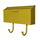 Special Lite Products Nash Yellow Horizontal Wall-Mount Mailbox