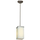 Click for Basik Brushed Steel Mini Pendant with Opal Glass By Access Lighting