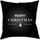 Black Throw Pillow with Merry Christmas Printed