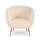 Perfect White Chair to Pair with Floor Lamps