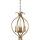 Click for Dillard Natural Brass Caged Pendant By Nuvo Lighting