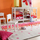 Orange Wall Paints, Rugs & White Furniture