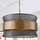 Shop Independent Patinaed Brass Black Pendant By Capital Lighting Fixture Company
