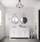 Shop White 60-Inch Bath Vanity Set By Ancerre Designs