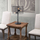 Rustic Chairs, Side Table & Table Lamp