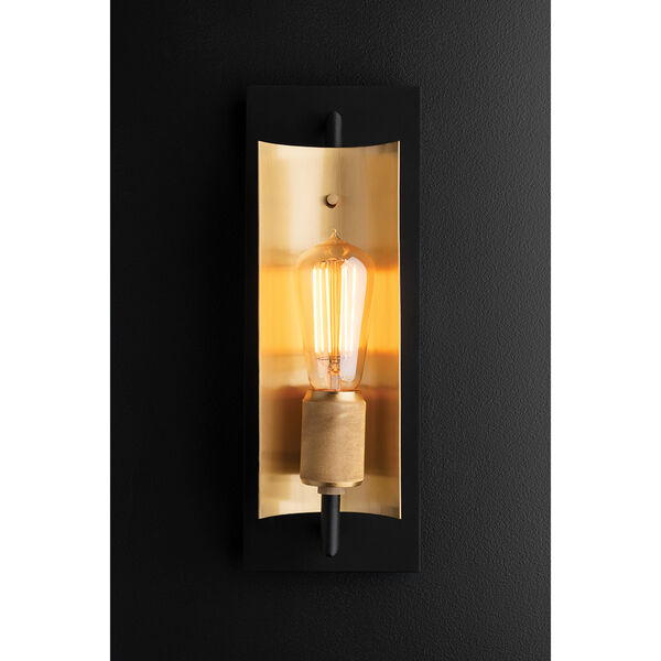 Emerson Carbide Black One-Light Wall Sconce, image 2